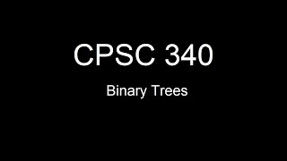 Binary Trees