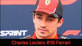 F1 2023 US GP Charles Leclerc Post Sprint Shootout Interview