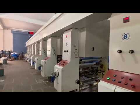 PP Laminated Bag Rotogravure Printing Machine demonstration video