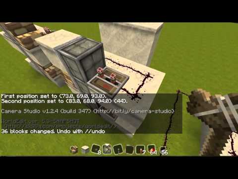 Compact Minecraft Piston Elevator 1.2.4 Up and down
