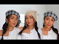 3 Easy Hairstyles for Hats - Hair Tutorial
