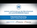 Lehren und Lernen an der Berufsschule mit autoFACHMANN Digital | Präsentation/Fachvortrag