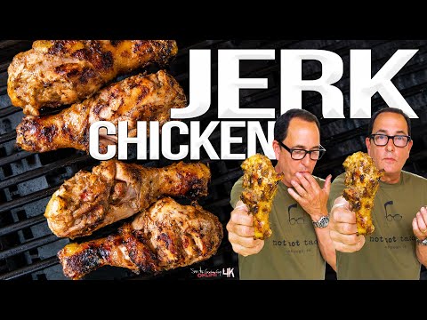 The Best Grilled Chicken I've Ever Made - Jamaican Jerk Chicken | SAM THE COOKING GUY 4K