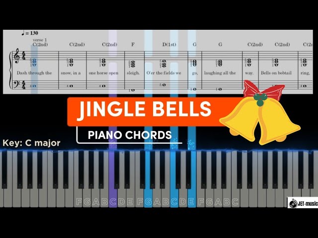 Jingle Bells in C Major - easy version Sheet music for Piano (Solo)