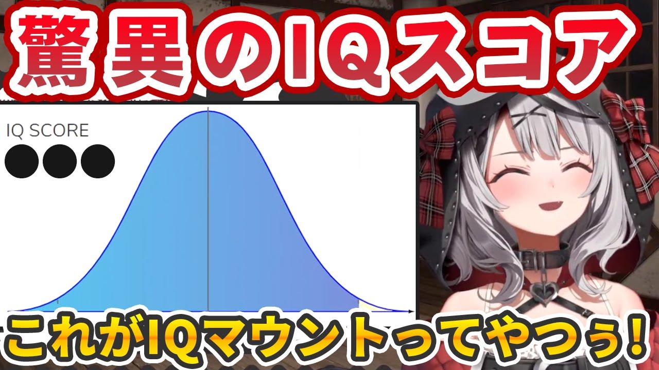 日本地図は書けないが驚きのIQスコアを見せつけてくる沙花叉クロヱ【ホロライブ切り抜き】