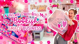 a week running my bookish small business 📚 packing orders, designing new products 🌸 studio vlog 🩷