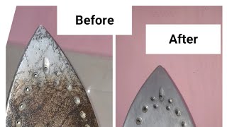 #effective way to clean iron plate easily with this hack