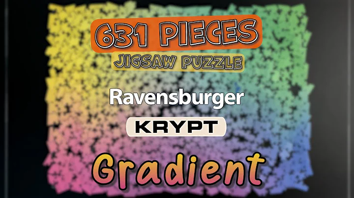 Solving KRYPT Gradient 631 Pieces | Ravensburger Puzzle | Time Lapse