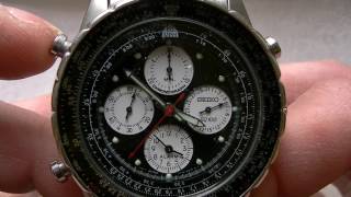 Vintage Seiko 7T34-6A90 vintage chronograph working perfectly - YouTube