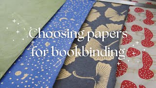 My paper recommendations for bookbinding - book board, text block, decorative papers, endpapers by bitter melon bindery 38,993 views 1 year ago 8 minutes, 58 seconds
