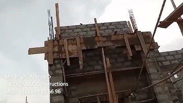 Building in Ghana Gable Block Works & Lintel Casting | Ep-60 | The Oyarifa Project #brightandclara