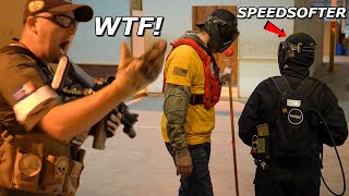 This is WHY EVERYONE HATES SPEEDSOFTERS! Airsoft CQB War/Gameplay screenshot 5