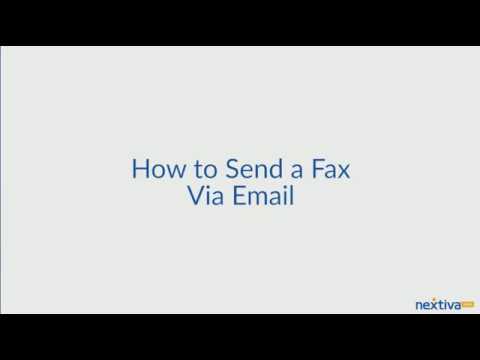 How to Send a fax Via Email - YouTube