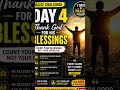 DAY 4 III “Count Your Blessings – Thank God for Every Little Thing”