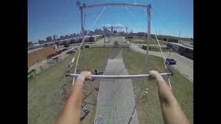 Skyline Trapeze - Knee Hang Catch