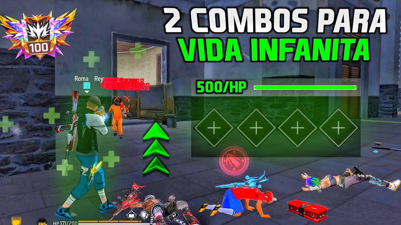 2 MEJORES COMBOS de HABILIDADES de VIDA INFANITA 🔥👹 para SUBIR DE RANGO en BR CLASIFICATORIA ✅