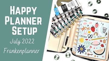 July Planner Setup - Classic Happy Planner Frankenplanner - How I Use Multiple Planners