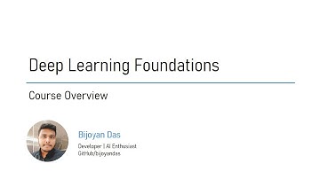 Deep Learning with PyTorch | S1P1 | Course Overview