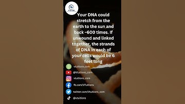 Facts: How Long is DNA? | What is the Length of DNA Molecule? | Facts | Vtuitions.com