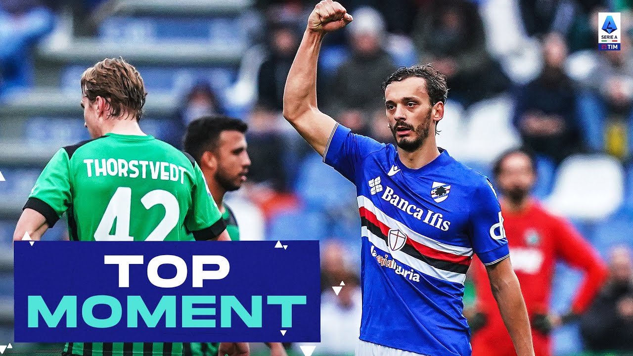A Wonderful Overhead Kick By Gabbiadini | Top Moment | Sassuolo-Sampdoria | Serie A 2022/23