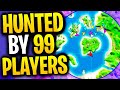I Was HUNTED By 99 VIEWERS In FORTNITE..