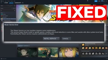 How To Fix Steam Service Error