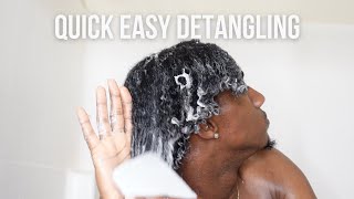 Easiest way to detangle curly, coily, kinky hair