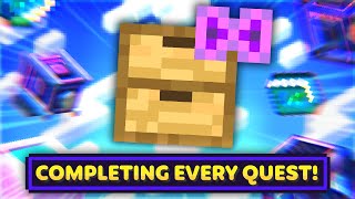Minecraft Sky Revolutions | COMPLETING EVERY SINGLE QUEST! #18 [Modded Questing Skyblock]