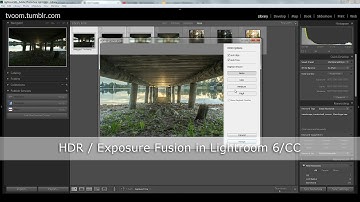 HDR and exposure fusion in Lightroom 6/CC