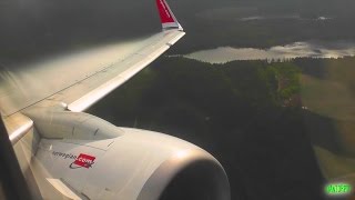 POWERFUL ROAR! Norwegian 737-800 Morning Takeoff from Gothenburg Landvetter!