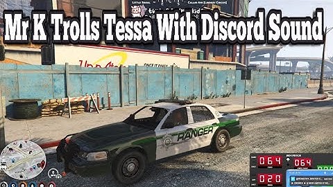 Mr K Trolls Tessa With Discord Sound😂 | No-Pixel 3.1