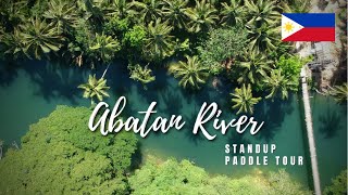 ABATAN RIVER Standup Paddle Tour BBQ with SUP Tours Philippines | Bohol