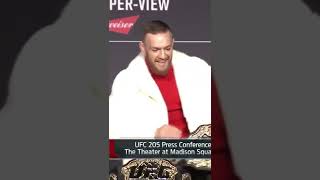 Conor Mcgregor Shows Up Late To Press Conference 