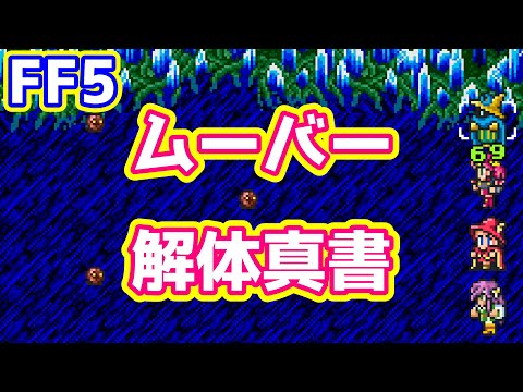 FF5 ムーバー その謎の生態に迫る どうなったら逃げる？ 出現確率は？ 簡単な倒し方 ゆっくり解説 解体真書