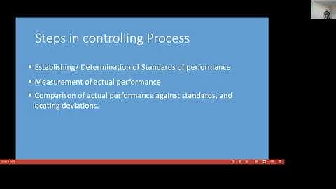 STEPS IN CONTROLLING PROCESS