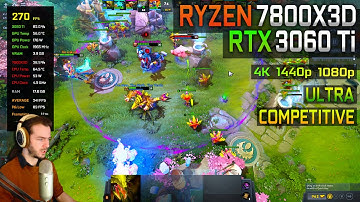 RTX 3060 Ti | Dota 2 - 1080p, 1440p, 4K