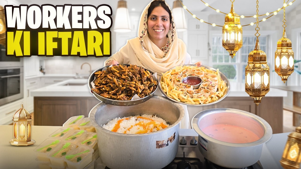   Workers Ke Liye Iftari Mein Kitni Dishes Banayi? Dream House Ki Update Bhi De l Life With Amna