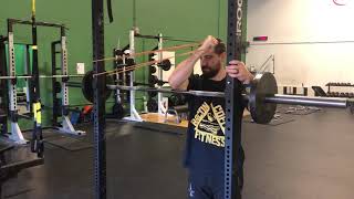 Front Rack Band External Rotation Eccentric