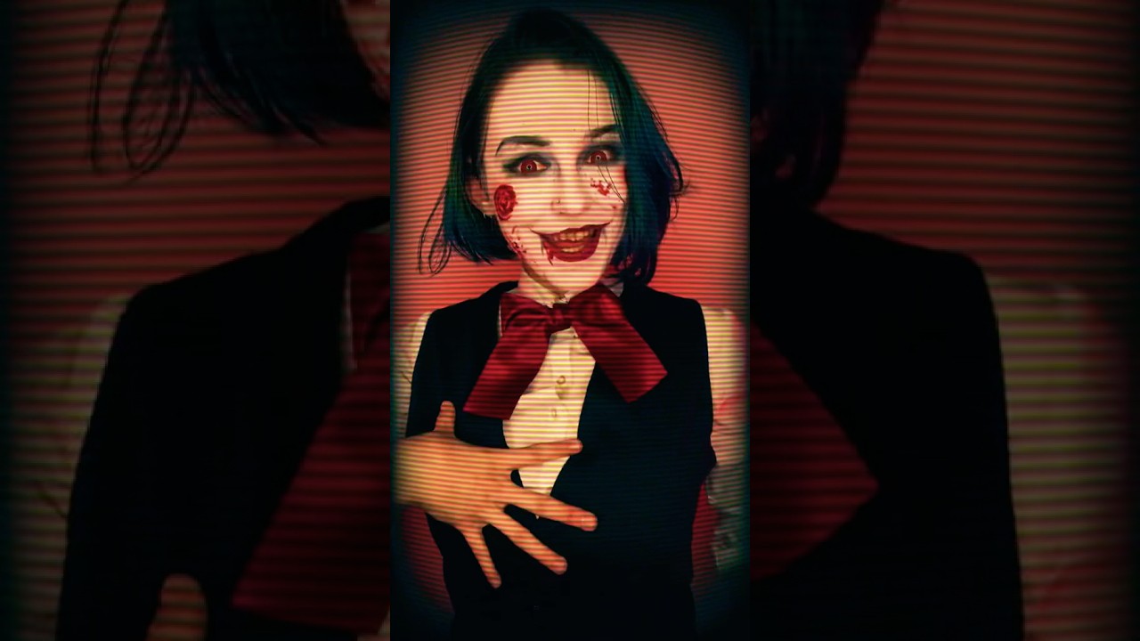 ⚠️HALLOWEEN costume idea 🤩BILLY THE PUPPET🤩 Any Saw Lovers out there? 🤔#shorts