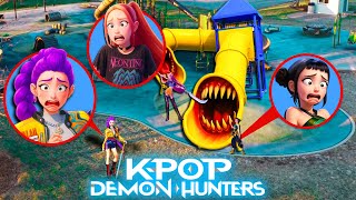 Download Lagu ¡UN DRON CAPTÓ A SLIDE EATER LUCHANDO CONTRA HUNTRIX DE K-POP DEMON HUNTERS EN UN PARQUE VACÍO! 📹🔥 MP3