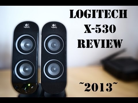 [2013] LOGITECH X-530 SPEAKER SYSTEM REVIEW, TEST ! AdamussX