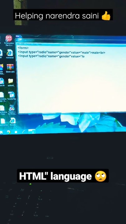 how to coding language html 🧐🤔!! html language!! notepad !! computer ...