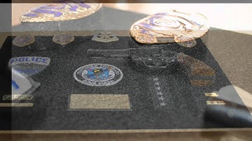 Shadow Box for Police Department