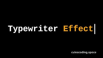 How to Create a Typewriter Effect Using JavaScript