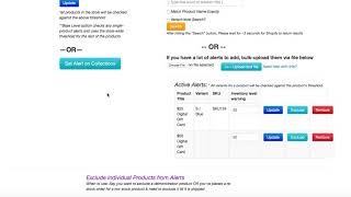 Stockbot app demo  - Shopify screenshot 4