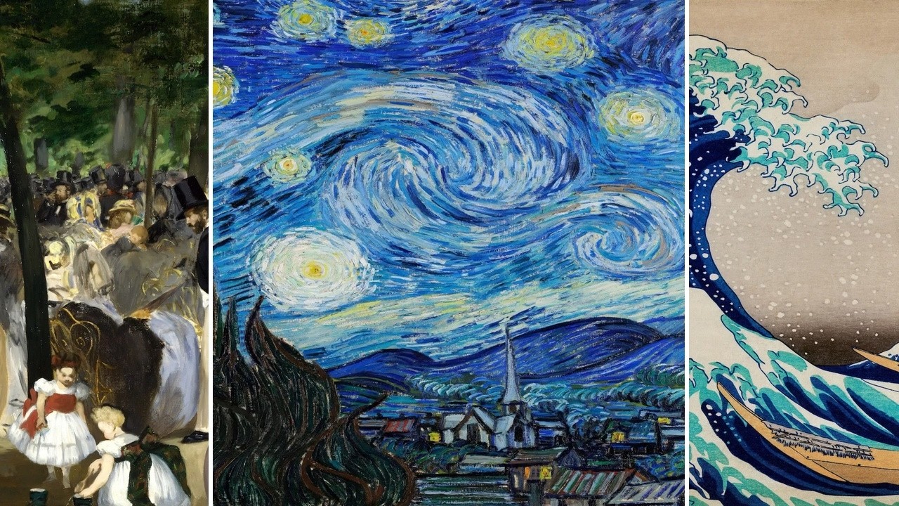 Masterpieces TV — Silent Art Gallery · July 16 Afternoon | van Gogh · Starry Night & others