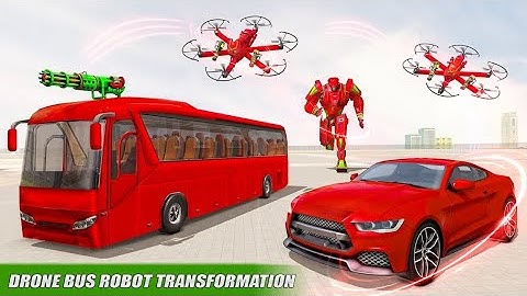 Bus Robot Car Drone Transform Game