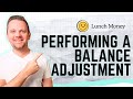 Lunch Money Tutorial: Performing a Balance Adjustment