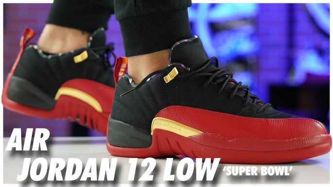 AIR JORDAN 12 LOW SUPER BOWL CUTTING OFF FABRIC 