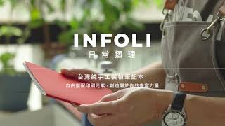 INFOLI 日常摺理｜台灣純手工裝幀筆記本 